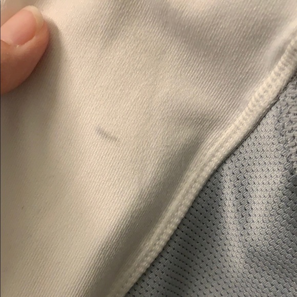 Athleta long sleeve white and gray top - Picture 6 of 8